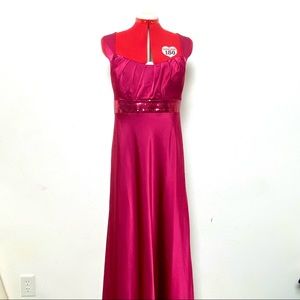 Pink Calvin Klein Evening Gown